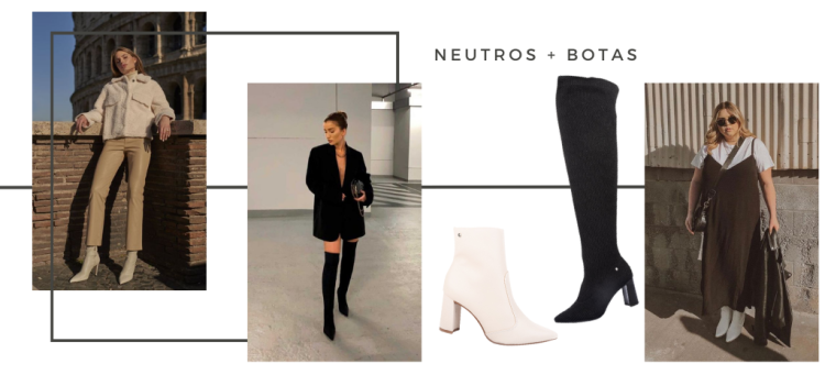 A aposta para um look super alinhado com botas. (Fotos: divulgação)