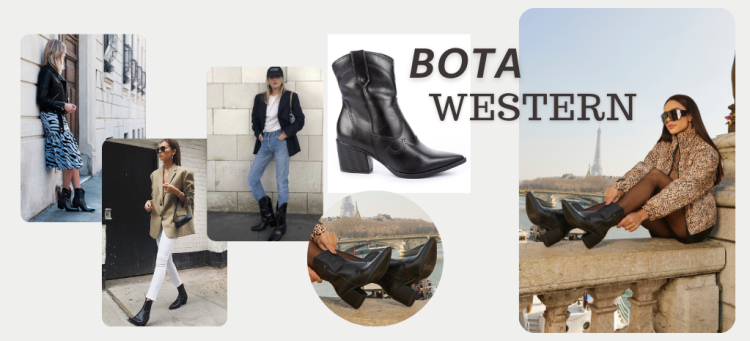 Inspire-se na tendência cowboy com a bota western! (Fotos: divulgação).