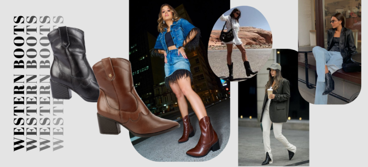 A bota western é o destaque da estação. (foto: divulgação)