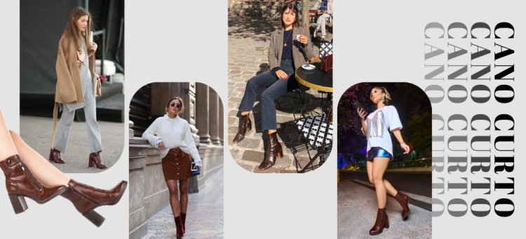 A bota de cano curto é versátil e fácil de adicionar aos looks. (fotos: divulgação)