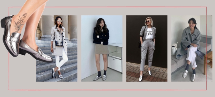 Do closet masculino para seus pés, o loafer metalizado traz um visual super renovado.