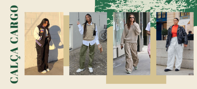 Ícone dos looks street, a calça cargo é tendência máxima. (foto: divulgação)