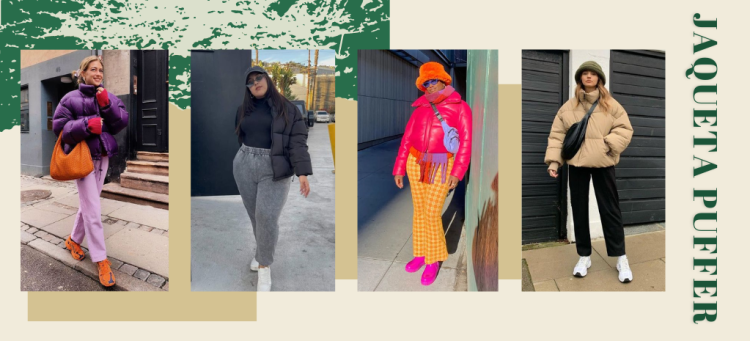 A jaqueta puffer se tornou um clássico dos looks de frio. (foto: divulgação)