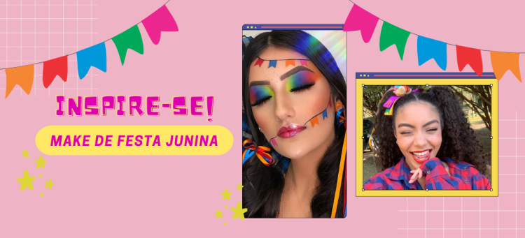 Se inspire nesse post para fazer uma make de festa junina. (Foto: divulgação)
