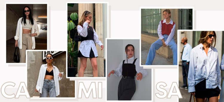 A camisa branca proporciona infinitas possibilidades. (Fotos: divulgação)