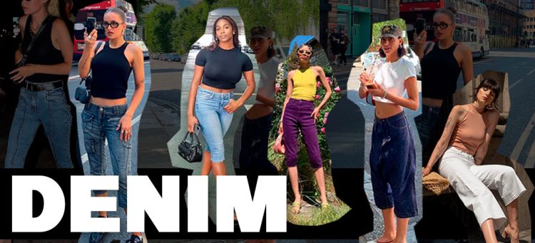 A calça capri em denim é um símbolo de nostalgia. (Fotos: divulgação)