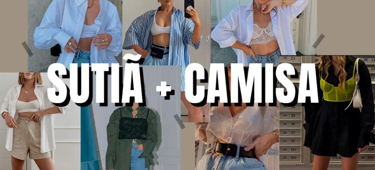 Sutiã+camisa: um match mais que perfeito. (Foto: divulgação)