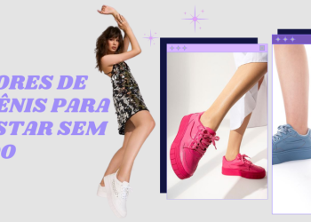 Três cores de tênis para elevar seu look. (Foto: divulgação)
