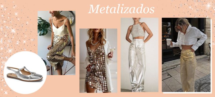 Look metalizado remete à modernidade e garantem sofisticação. (foto: divulgação)