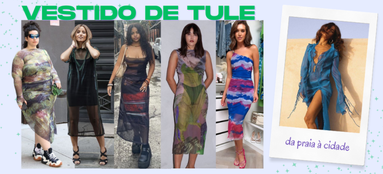 Vestidos de tule: romantismo e sensualidade na medida certa. (foto: divulgação)