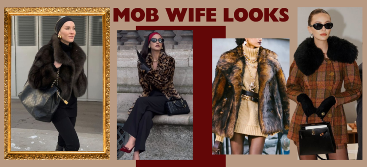 Mob Wife looks. (Fotos: divulgação)