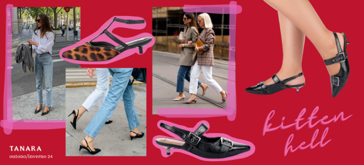 Kitten hell é o equilíbrio perfeito entre moda e conforto. (Fotos: divulgação)