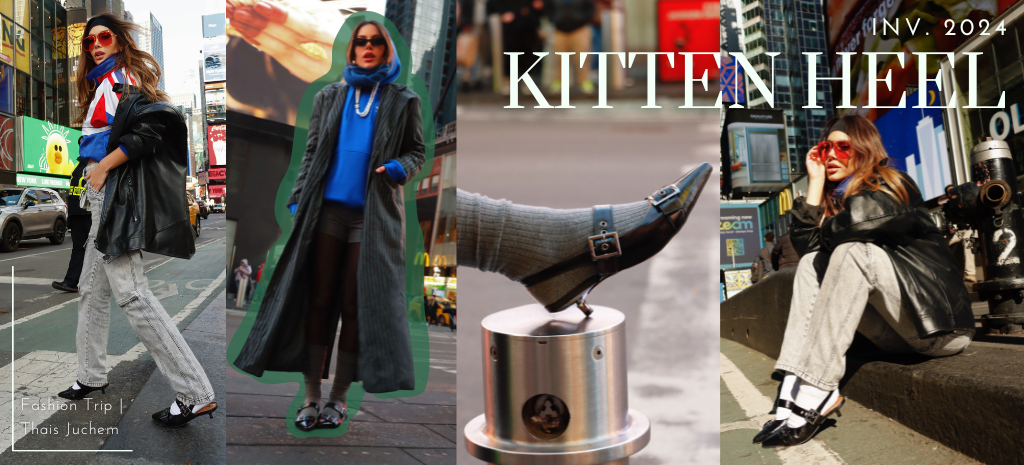 O sapato Kitten Heel é elegante e confortável. (Fotos; divulgação)