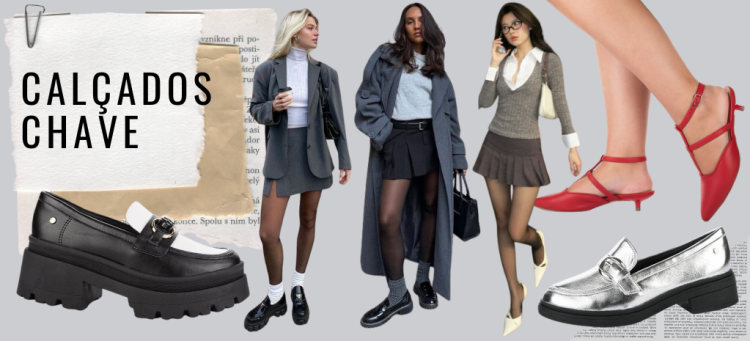 Office Siren: calçados chave. (Fotos: divulgação)