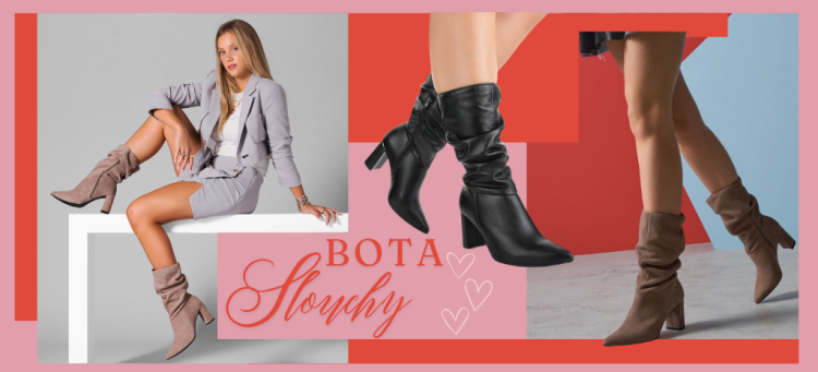 Para mães elegantes: bota slouchy (Fotos: divulgação)