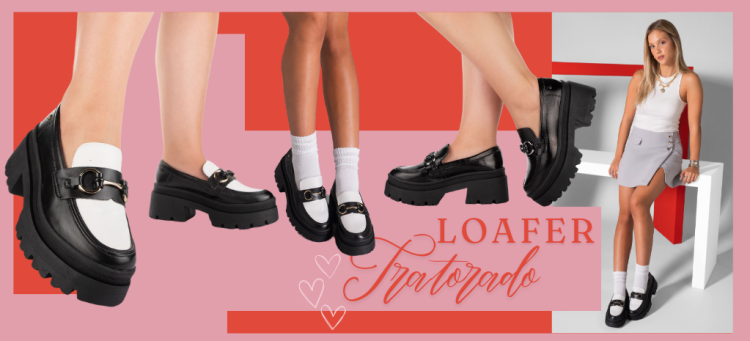 Para mães que amam conforto e estilo: loafer tratorado (Fotos: divulgação)