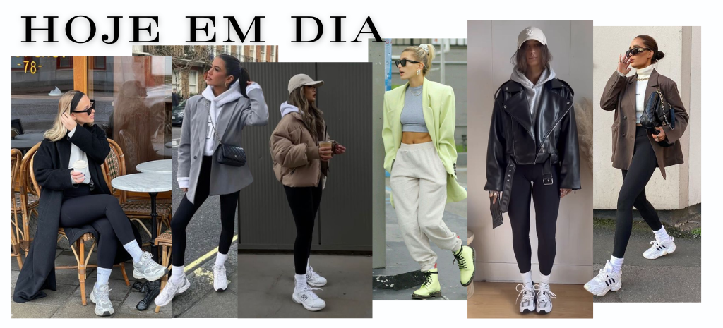 Moda e esporte: hoje em dia. (Fotos: divulgação)