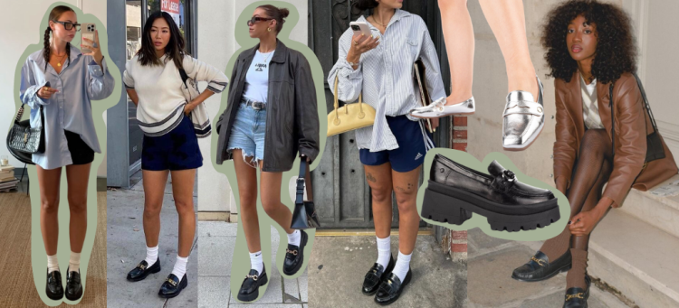 O mocassim e o loafer são indispensáveis na tendência Grandpacore. (Fotos: divulgação)