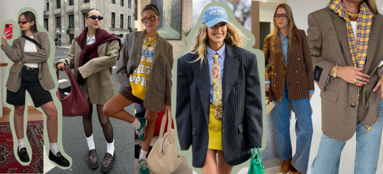 O blazer oversized adiciona um toque extra de elegância e modernidade ao look. (Fotos: divulgação)