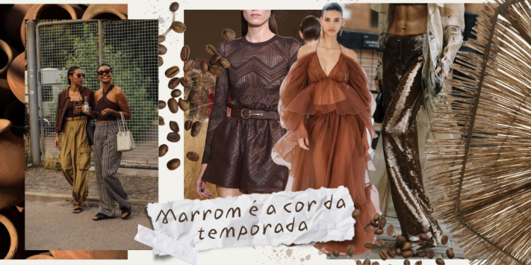Marrom, a cor da temporada. (Fotos: divulgação)