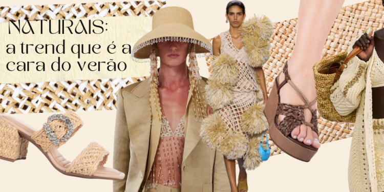 Texturas naturais é a trend com a cara do verão. (Fotos: divulgação)