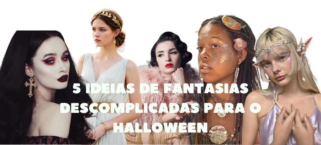 Ideias de fantasias descomplicadas para o Halloween. (Fotos: divulgação)