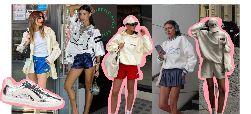 Para quem ama o mood esportivo, o tênis metalizado traz um toque fashionista. (Fotos: divulgação)