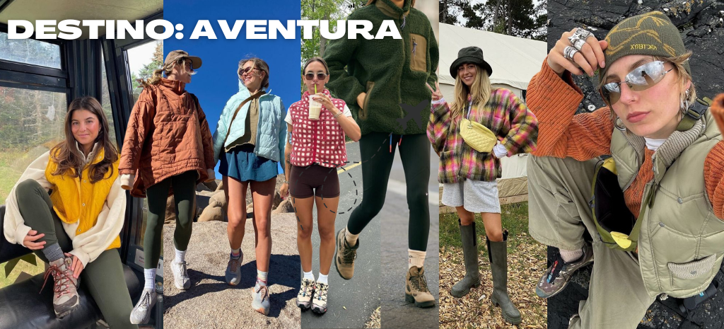 Ideias de looks para as férias com atividades de aventura. (Fotos: divulgação)