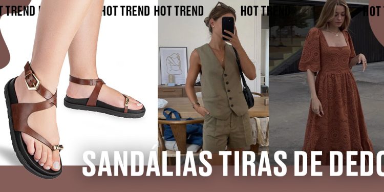 Hot trend: sandálias tiras de dedo. (Fotos: divulgação)