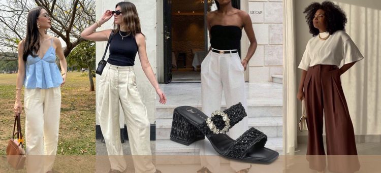 Tendências para o verão 25: tamados. (Fotos: divulgação)