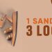 1 sandália 3 looks