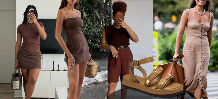 Sandália Tanara e look monocromático. (Fotos: divulgação)