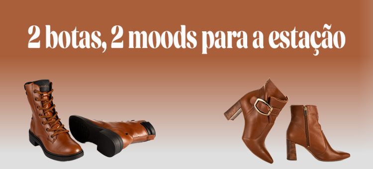 2 botas, 2 moods para a estação
