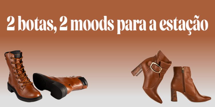 2 botas, 2 moods para a estação