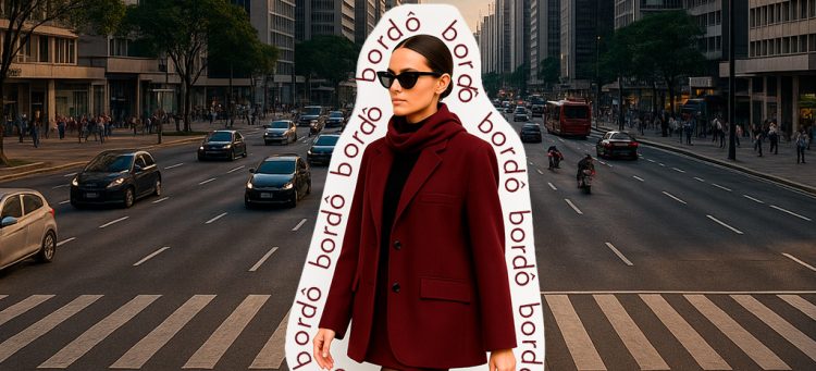 Cores essenciais: Bordô