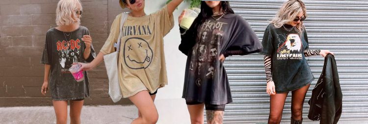 Camisa oversized e bota de cano médio para um visual descomplicado. (Fotos: divulgação)