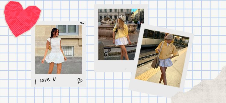 Ruffle Socks com sapato boneca tratorado.