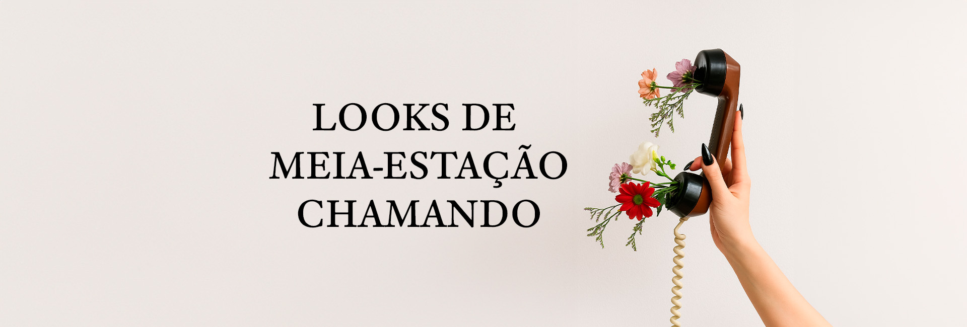 Complete seu estilo na meia-estação.