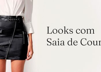 Looks com Saia de Couro.