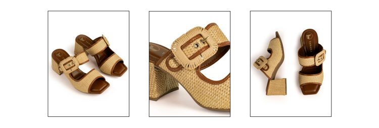 Salto Bloco: Natural Chic