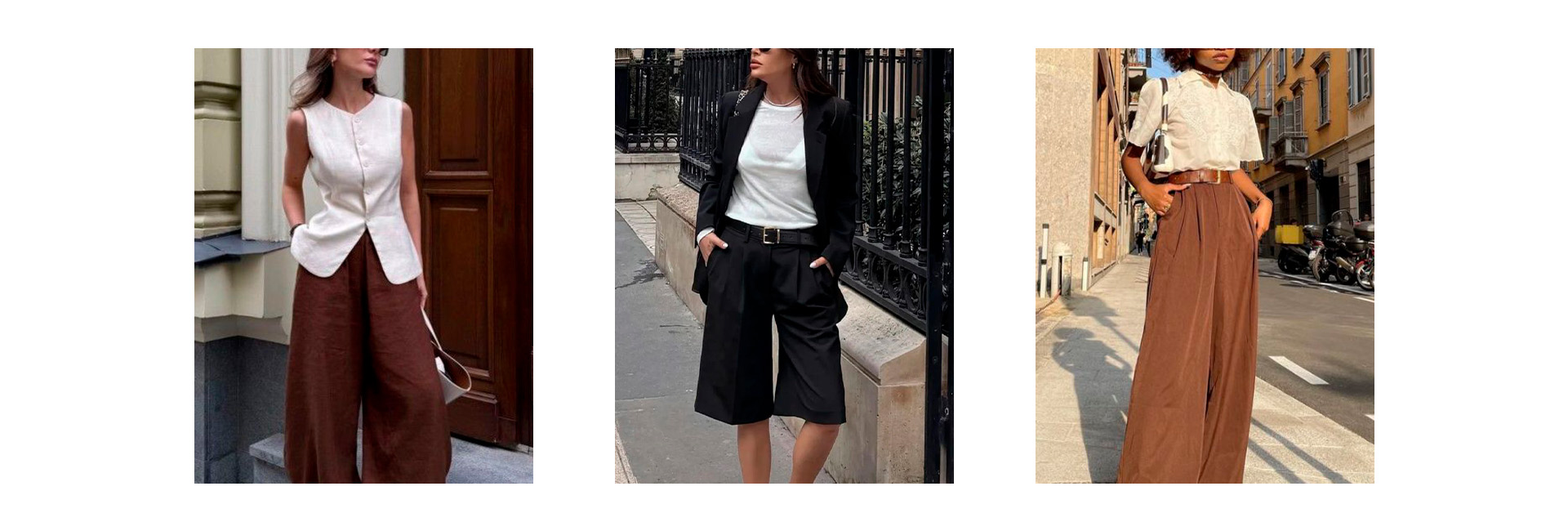 Sofisticação casual combina com as sapatilhas esportivas da Tanara.