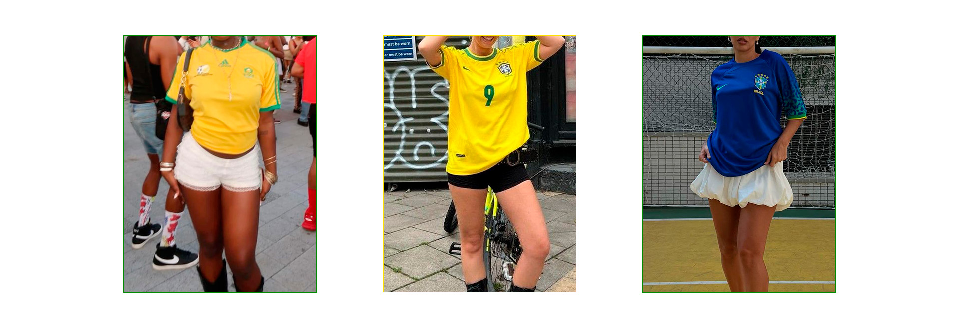 Brasilcore sofisticado com looks fashionistas e inesperados.